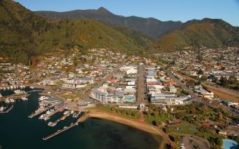 great view while paragliding Picton